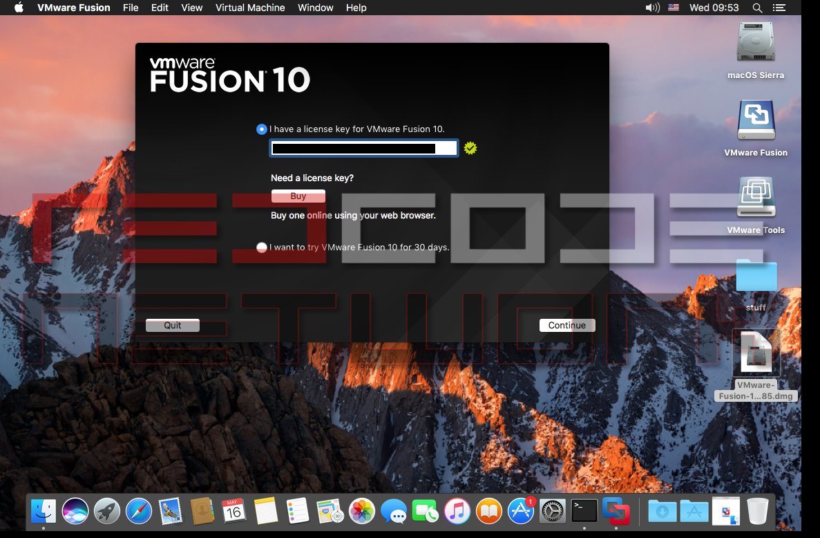vmware fusion 11 license key for mac